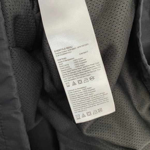 Timberland Men's Black Windbreaker Jacket Size Large - Picture 4 of 8